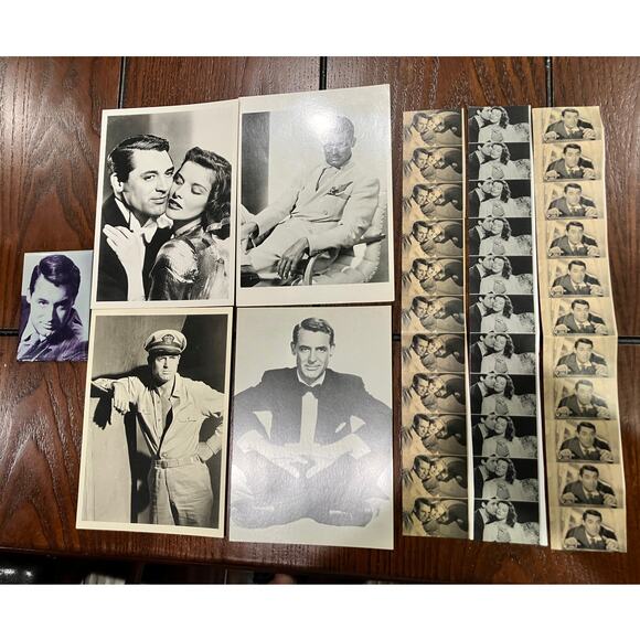 4 Cary Grant Vintage Black & White Postcards, 1 Magnet & 3 Bookmarks! - Picture 12 of 16